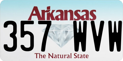 AR license plate 357WVW