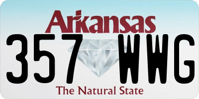 AR license plate 357WWG