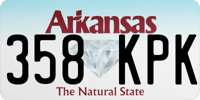 AR license plate 358KPK