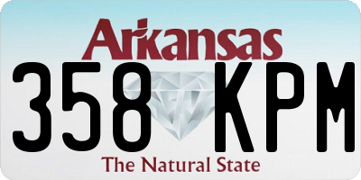 AR license plate 358KPM