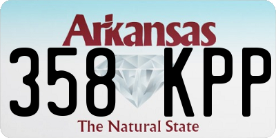 AR license plate 358KPP