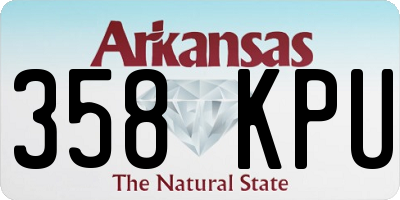 AR license plate 358KPU