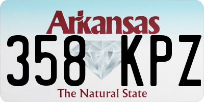 AR license plate 358KPZ