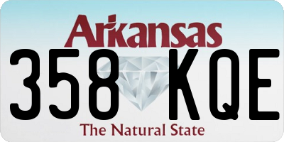 AR license plate 358KQE
