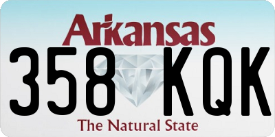 AR license plate 358KQK