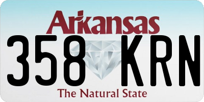 AR license plate 358KRN
