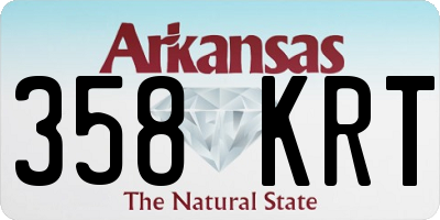 AR license plate 358KRT