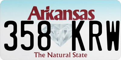 AR license plate 358KRW