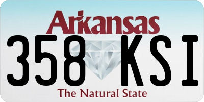 AR license plate 358KSI