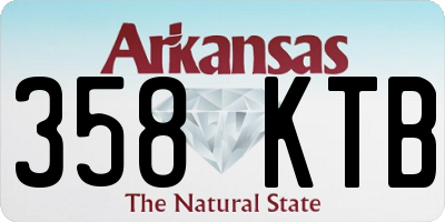 AR license plate 358KTB