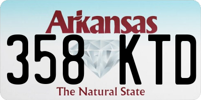 AR license plate 358KTD