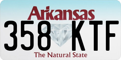 AR license plate 358KTF