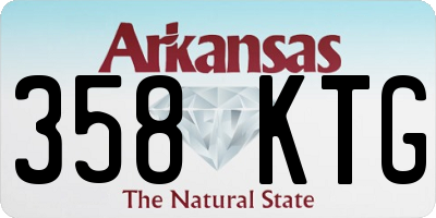 AR license plate 358KTG
