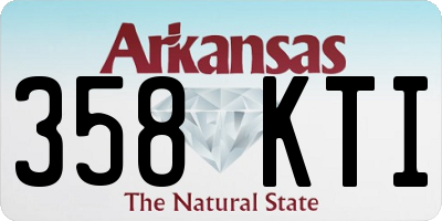 AR license plate 358KTI