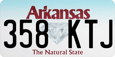 AR license plate 358KTJ