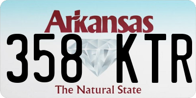 AR license plate 358KTR