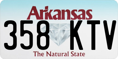 AR license plate 358KTV