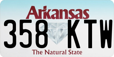AR license plate 358KTW