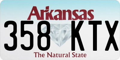 AR license plate 358KTX