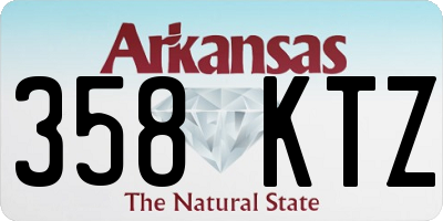 AR license plate 358KTZ