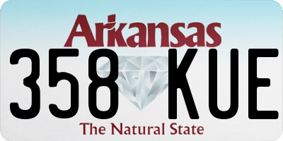AR license plate 358KUE