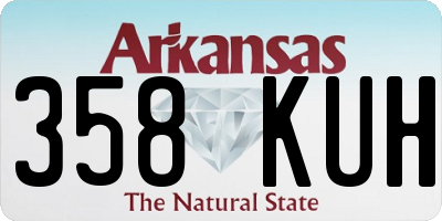 AR license plate 358KUH