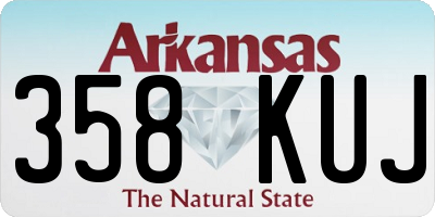 AR license plate 358KUJ