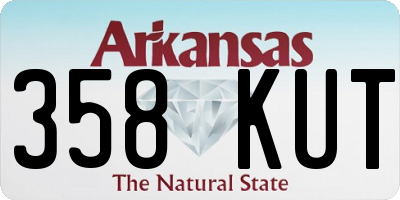 AR license plate 358KUT