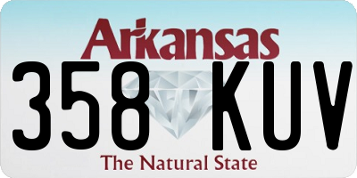 AR license plate 358KUV