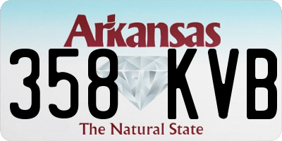 AR license plate 358KVB
