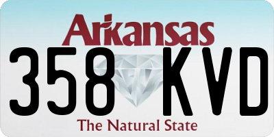 AR license plate 358KVD