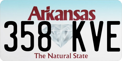 AR license plate 358KVE
