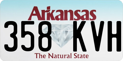 AR license plate 358KVH
