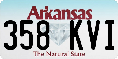 AR license plate 358KVI