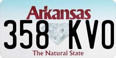 AR license plate 358KVO