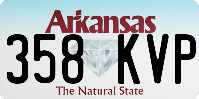 AR license plate 358KVP