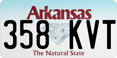 AR license plate 358KVT