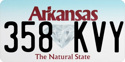 AR license plate 358KVY