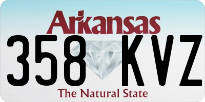 AR license plate 358KVZ