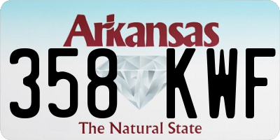AR license plate 358KWF