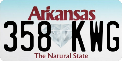 AR license plate 358KWG