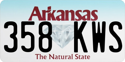 AR license plate 358KWS