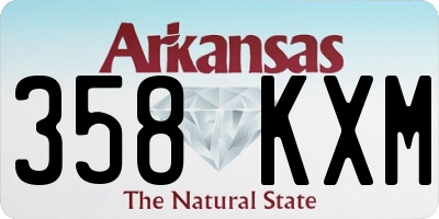 AR license plate 358KXM
