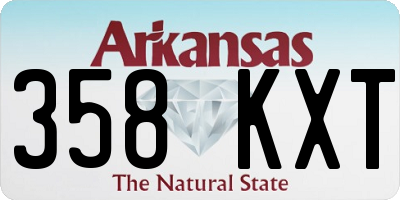 AR license plate 358KXT