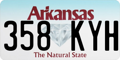 AR license plate 358KYH