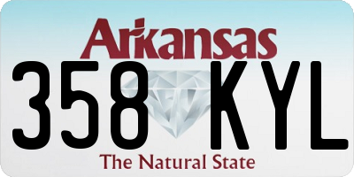 AR license plate 358KYL