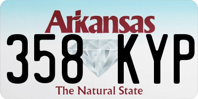 AR license plate 358KYP
