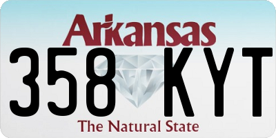 AR license plate 358KYT