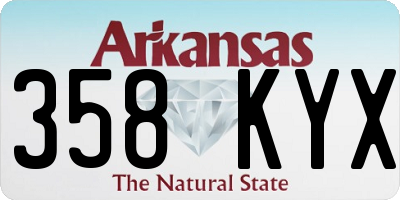 AR license plate 358KYX