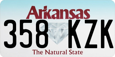 AR license plate 358KZK